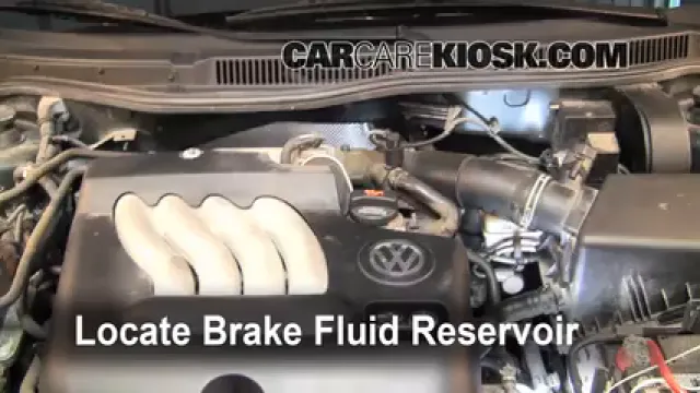 2004 Volkswagen Jetta GL 2.0L 4 Cyl. Sedan Brake Fluid Check Fluid Level